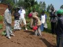 Planting seeds at Emuhaya